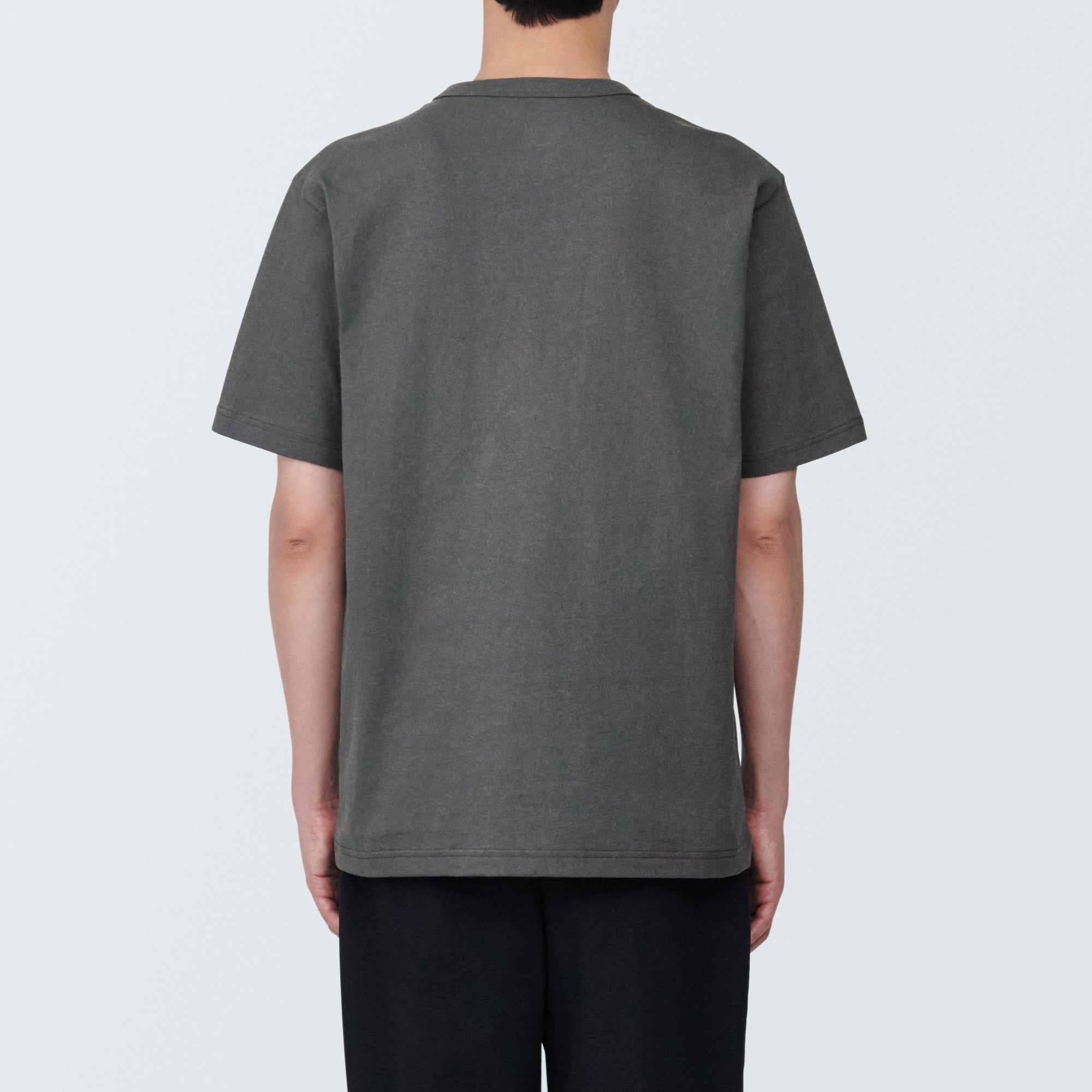 Men's Washed Heavy Weight Crew Neck Short Sleeve T-Shirt