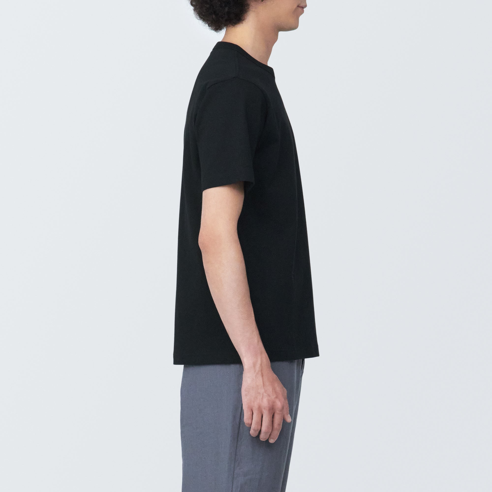 Men's Washed Heavy Weight Crew Neck Short Sleeve T-Shirt
