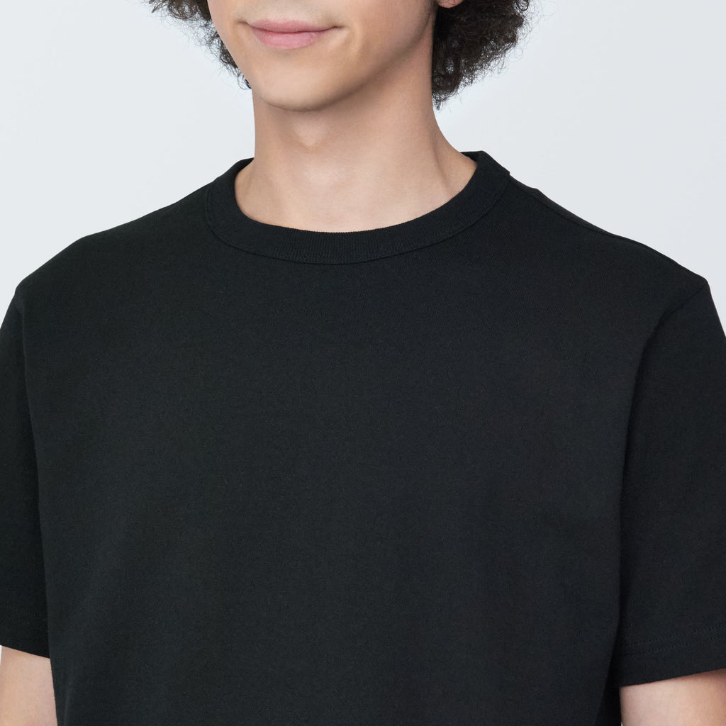 Men's Washed Heavy Weight Crew Neck Short Sleeve T-Shirt