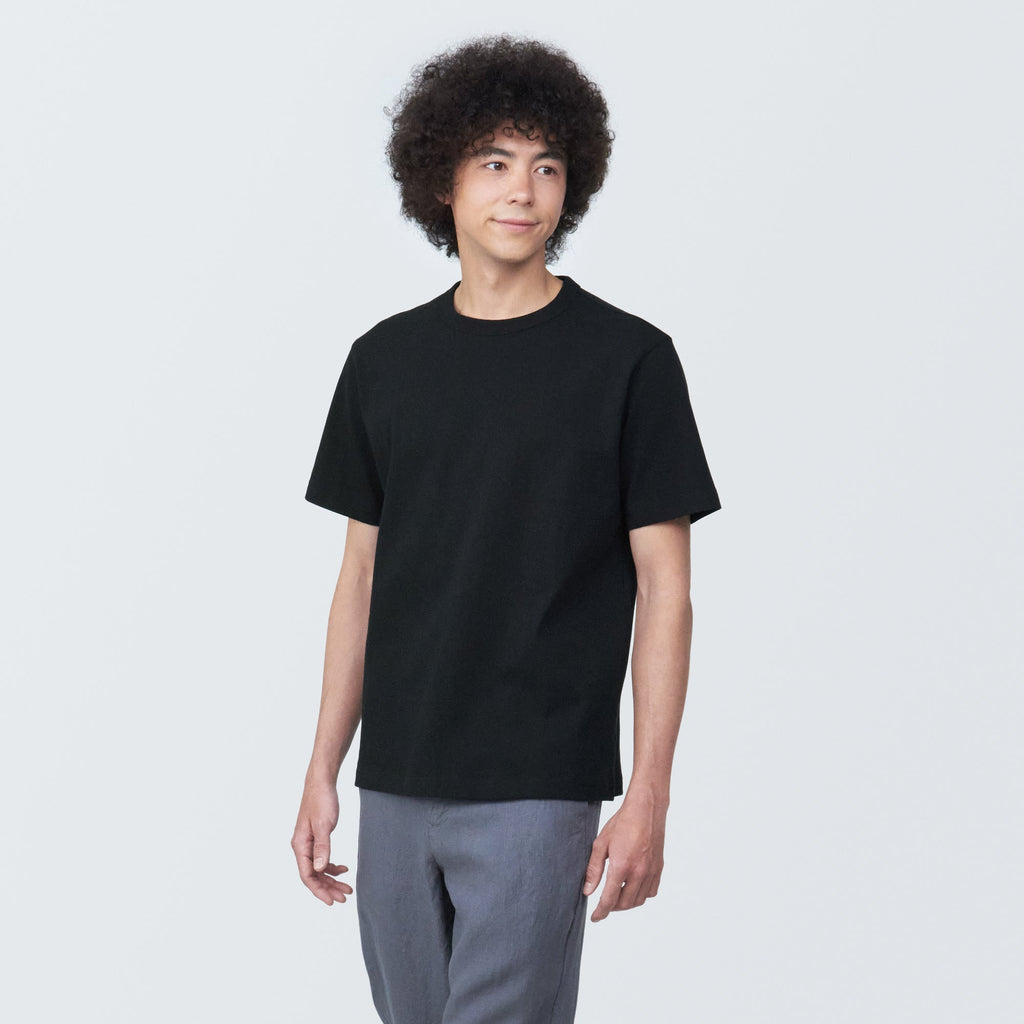 Men's Washed Heavy Weight Crew Neck Short Sleeve T-Shirt