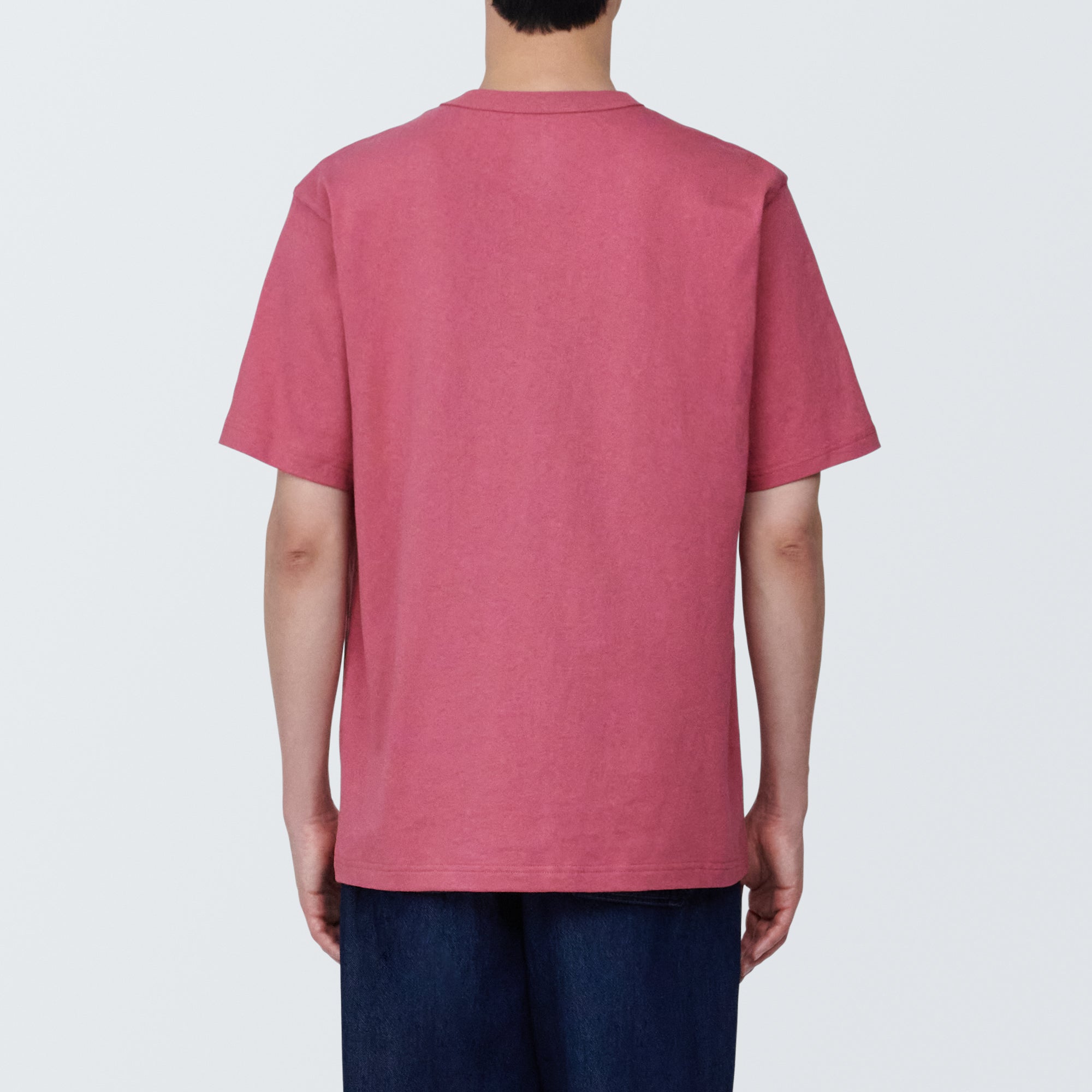 Men's Washed Heavy Weight Crew Neck Short Sleeve T-Shirt