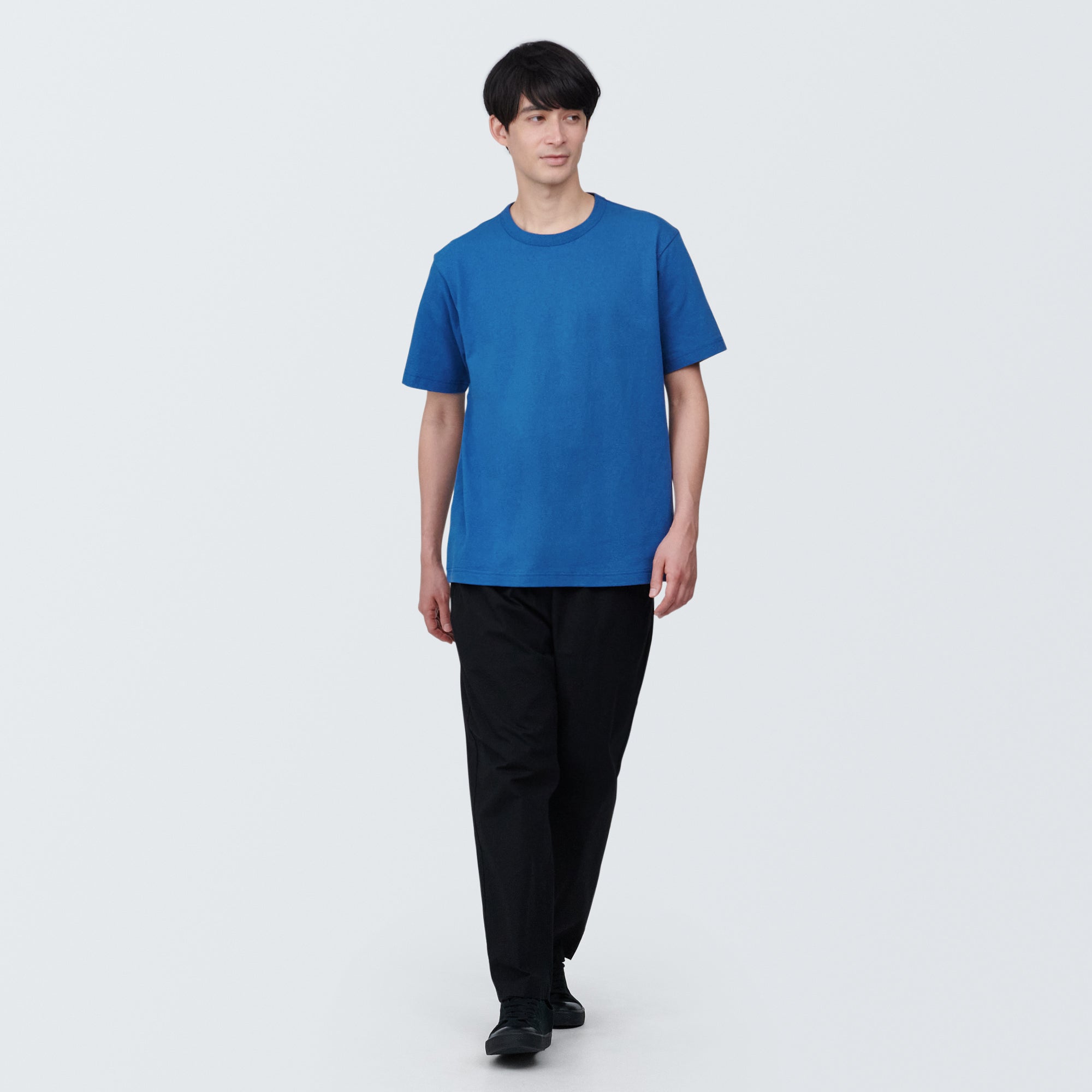 Men's Washed Heavy Weight Crew Neck Short Sleeve T-Shirt