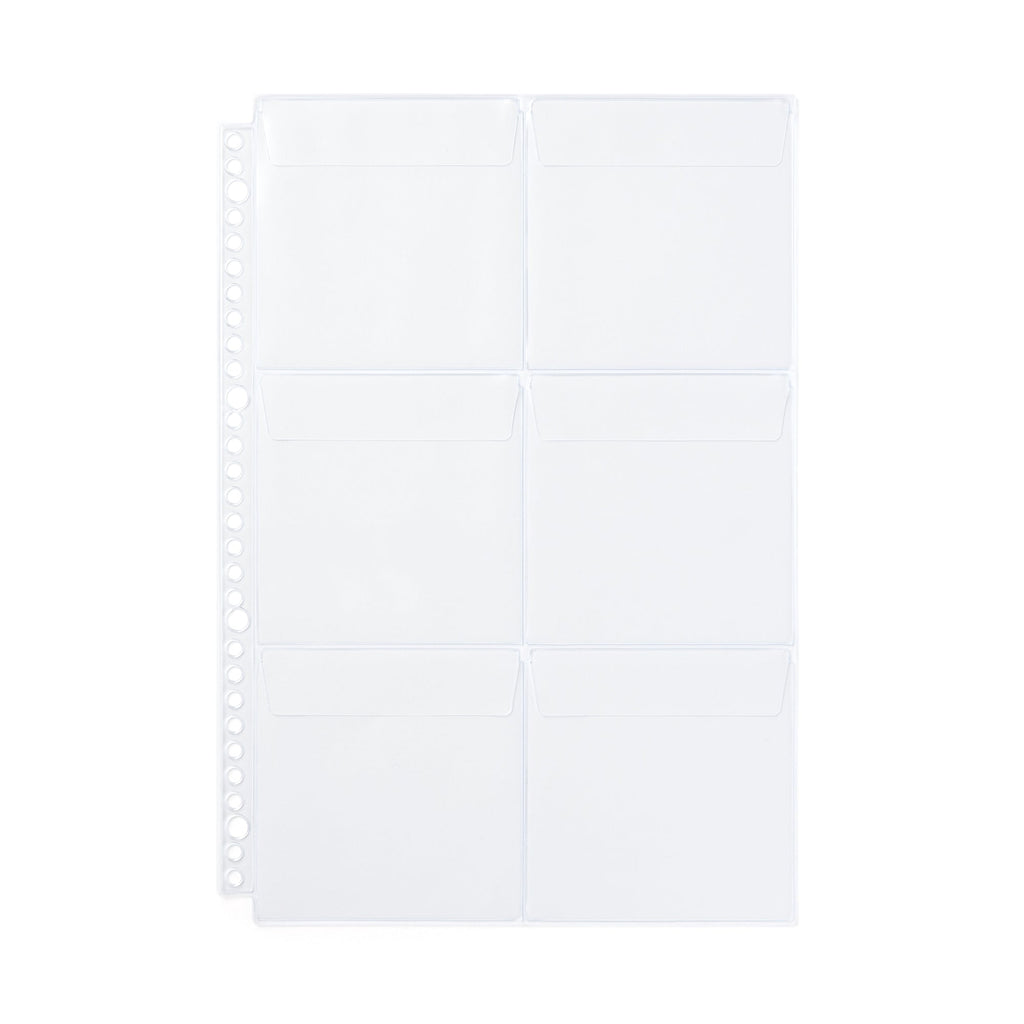 6-Pocket Refill for A4 Wide Organizer