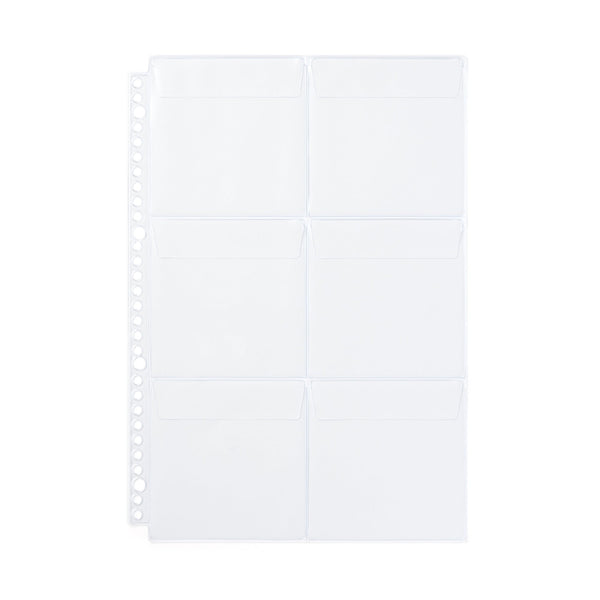 6-Pocket Refill for A4 Wide Organizer