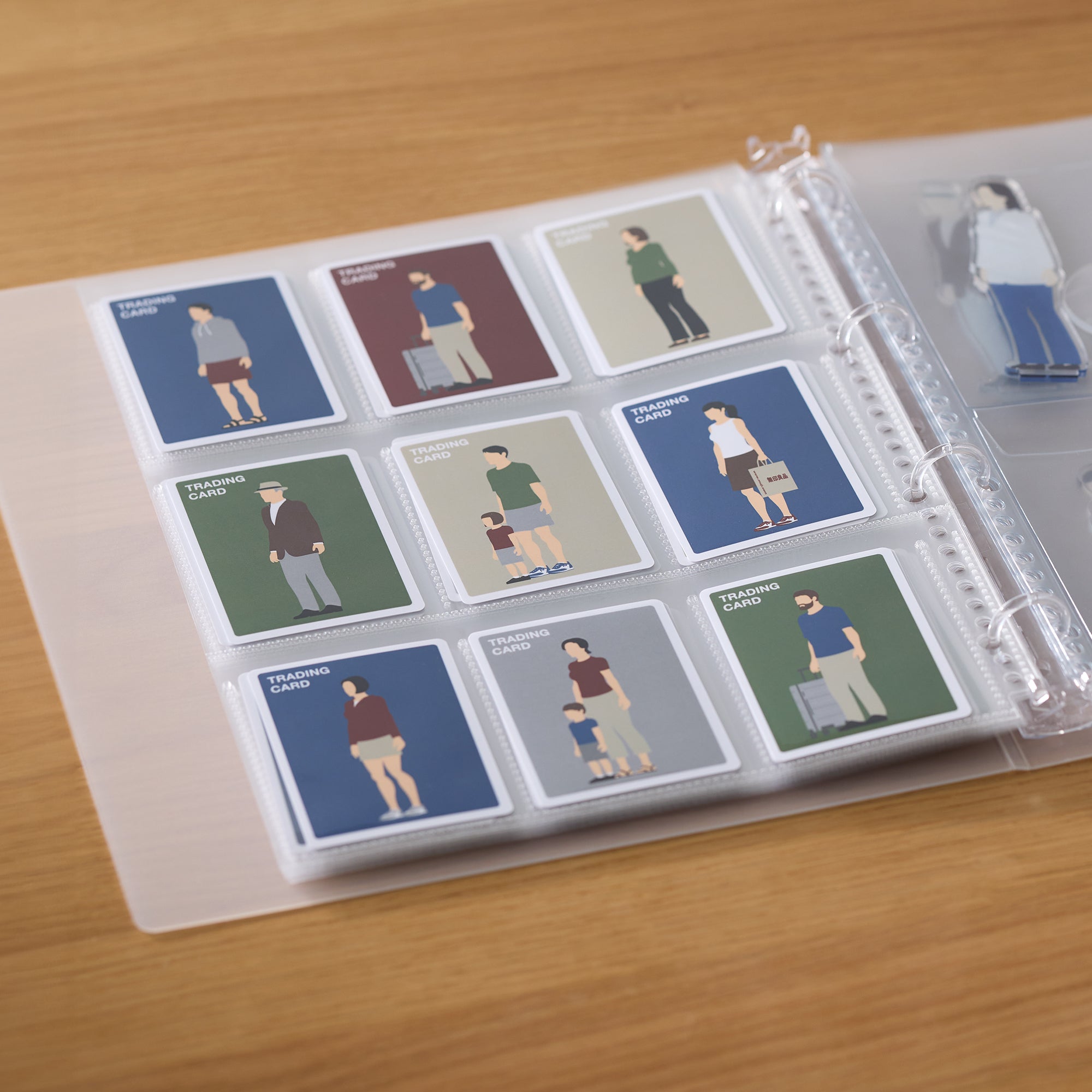 Trading Card 9-Pocket Refill for A4 Wide Organizer