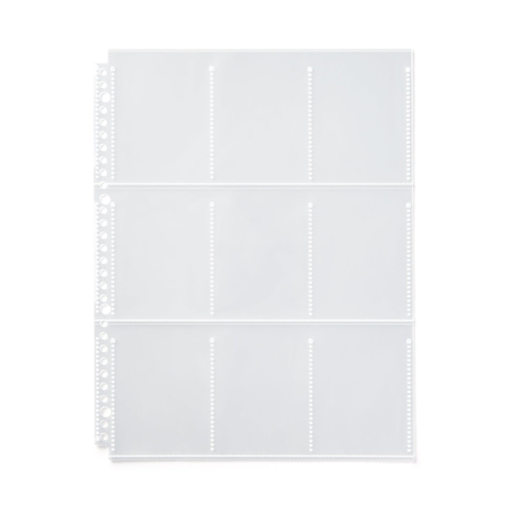 Trading Card 9-Pocket Refill for A4 Wide Organizer