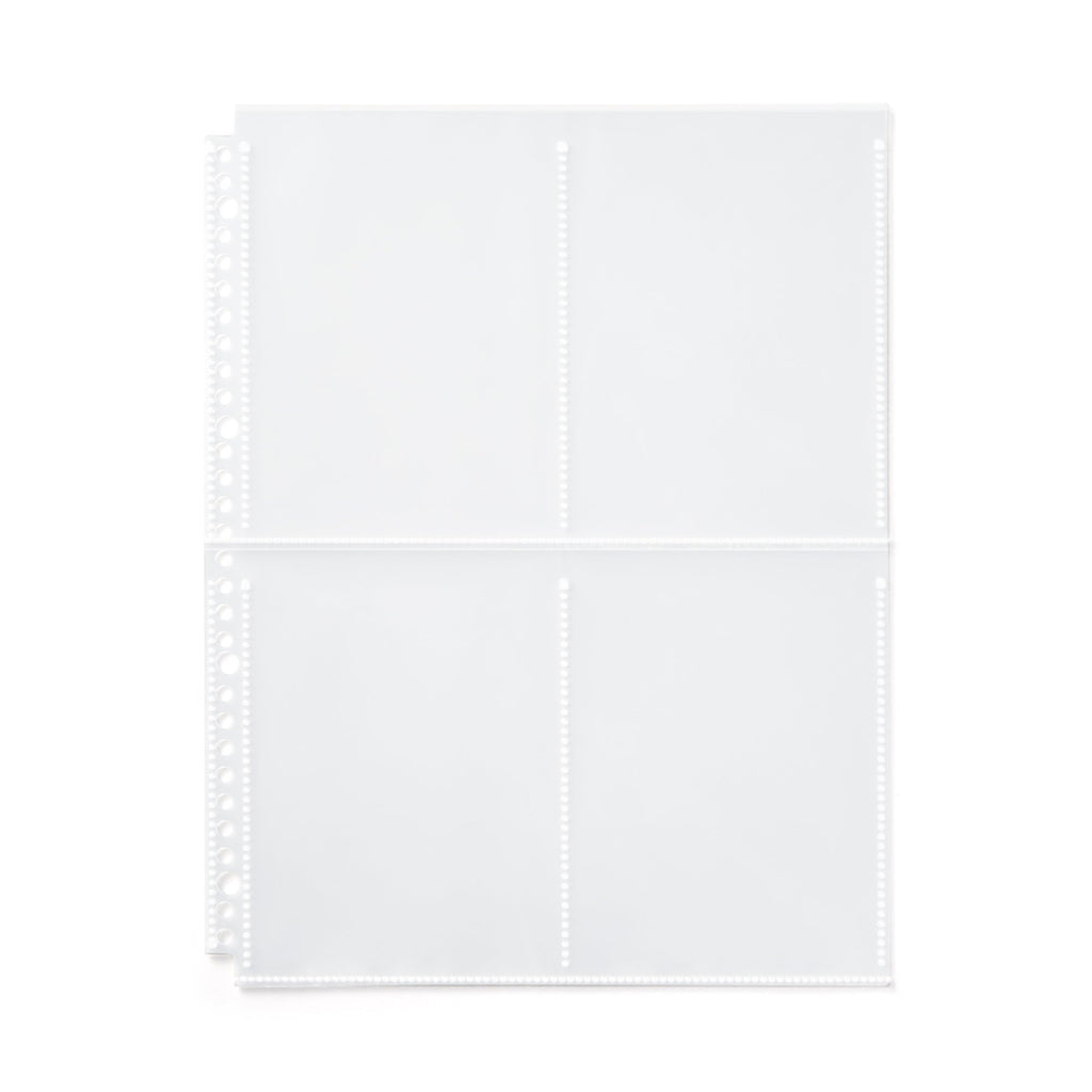 Post Card 4-Pocket Refill for A4 Wide Organizer