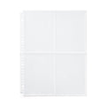 Post Card 4-Pocket Refill for A4 Wide Organizer