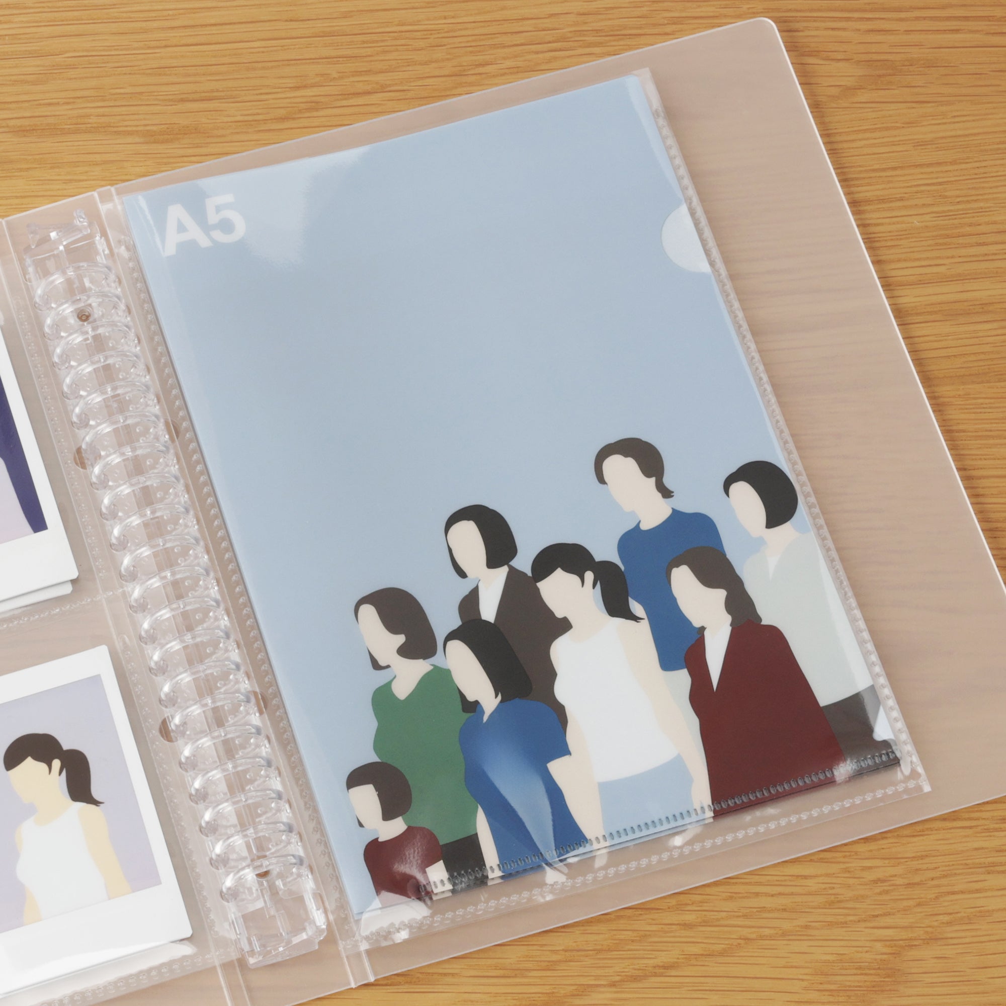 Clear Pocket Refill for A5 Wide Organizer