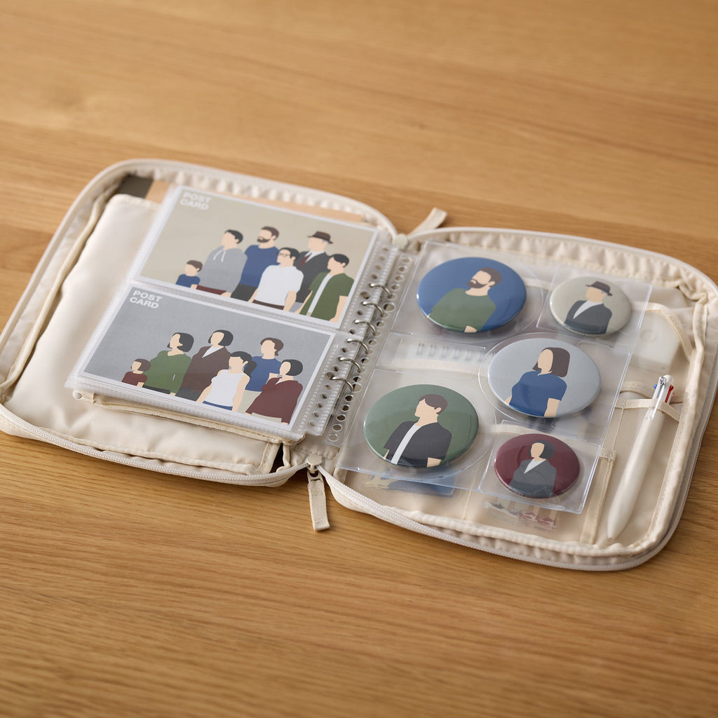 Multi-size 6-Pocket Refill for A5 Wide Organizer