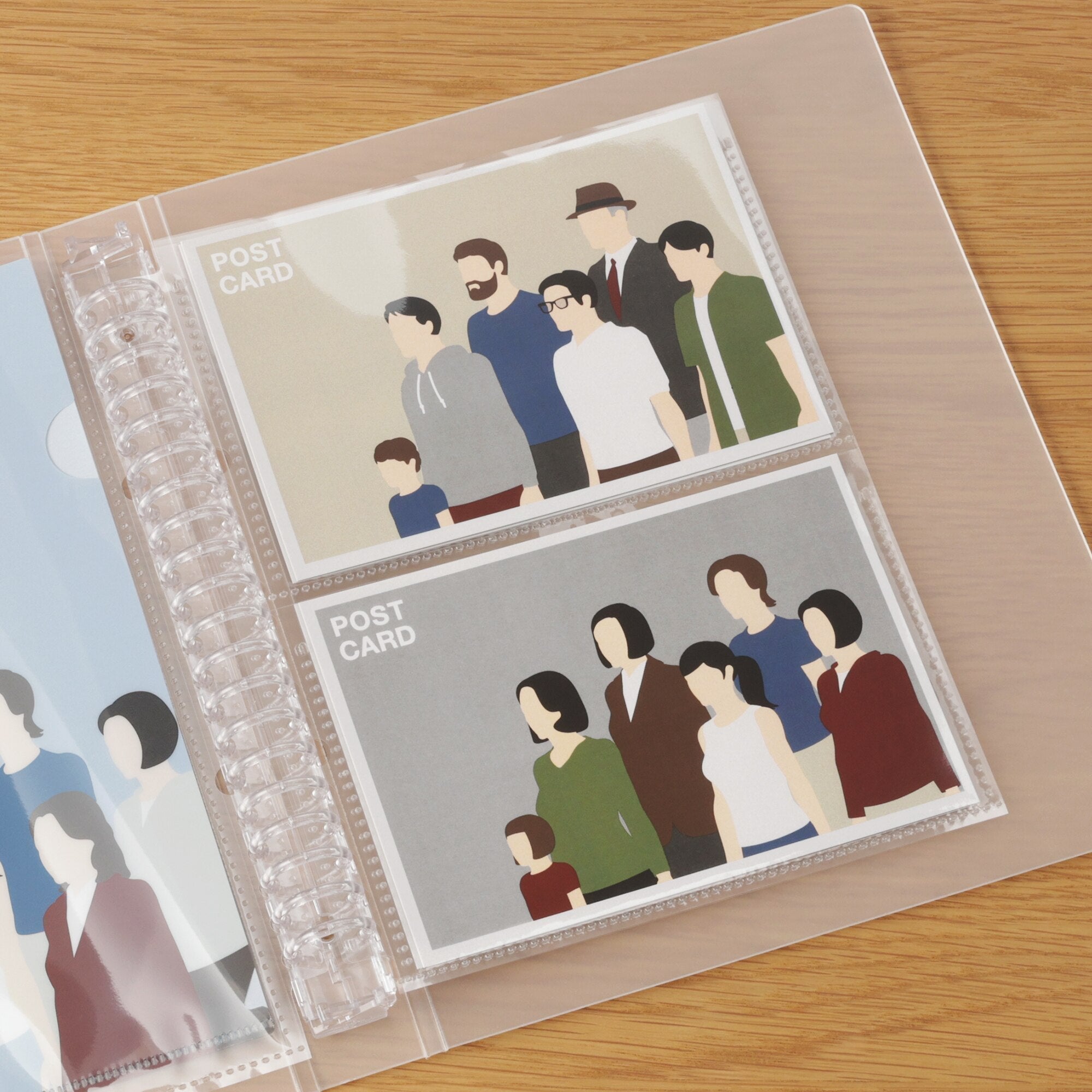 Postcard 2-Pocket Refill for A5 Wide Organizer