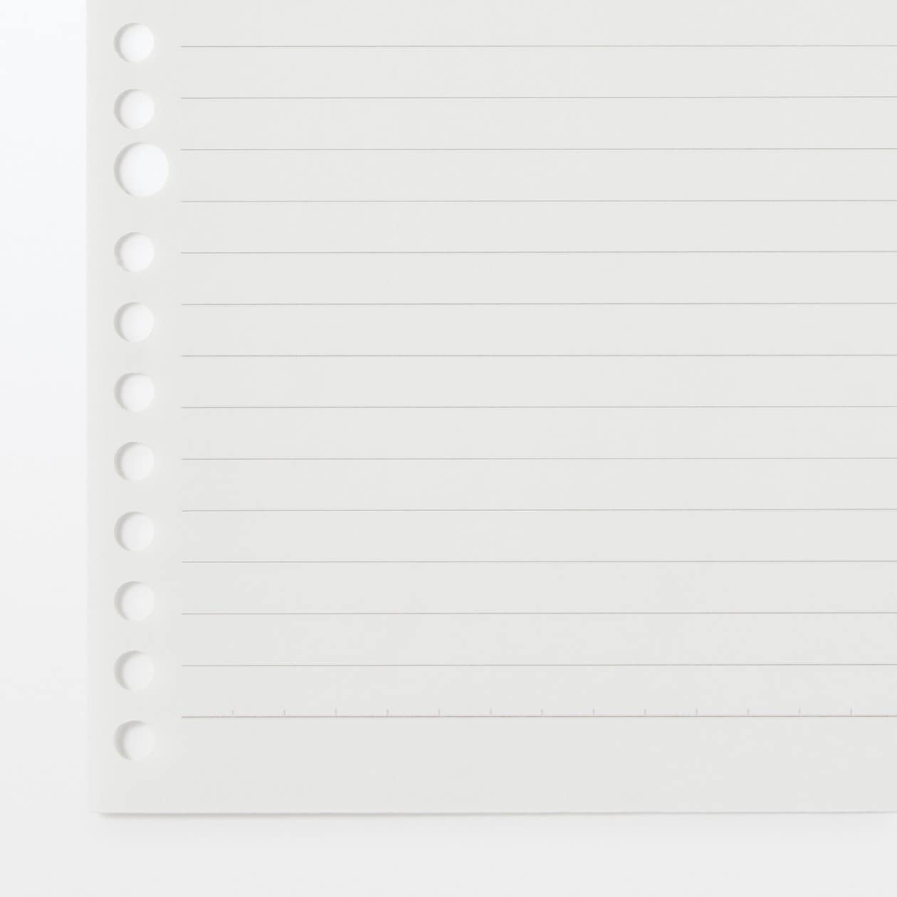 Loose-Leaf Paper 0.3 Lined B5 with Carry Case