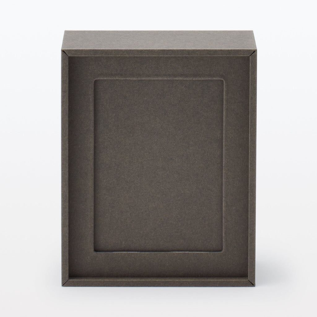 2-in-1 Photo Frame & Trading Card Case - Dark Gray