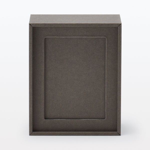 2-in-1 Photo Frame & Trading Card Case - Dark Gray