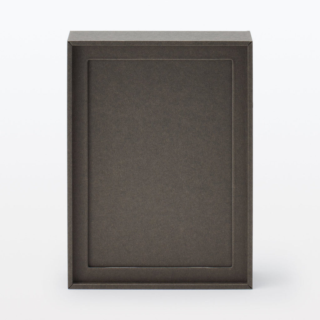 2-in-1 Photo Frame & Postcard Case - Dark Gray
