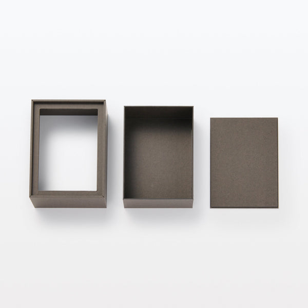 2-in-1 Photo Frame & Postcard Case - Dark Gray