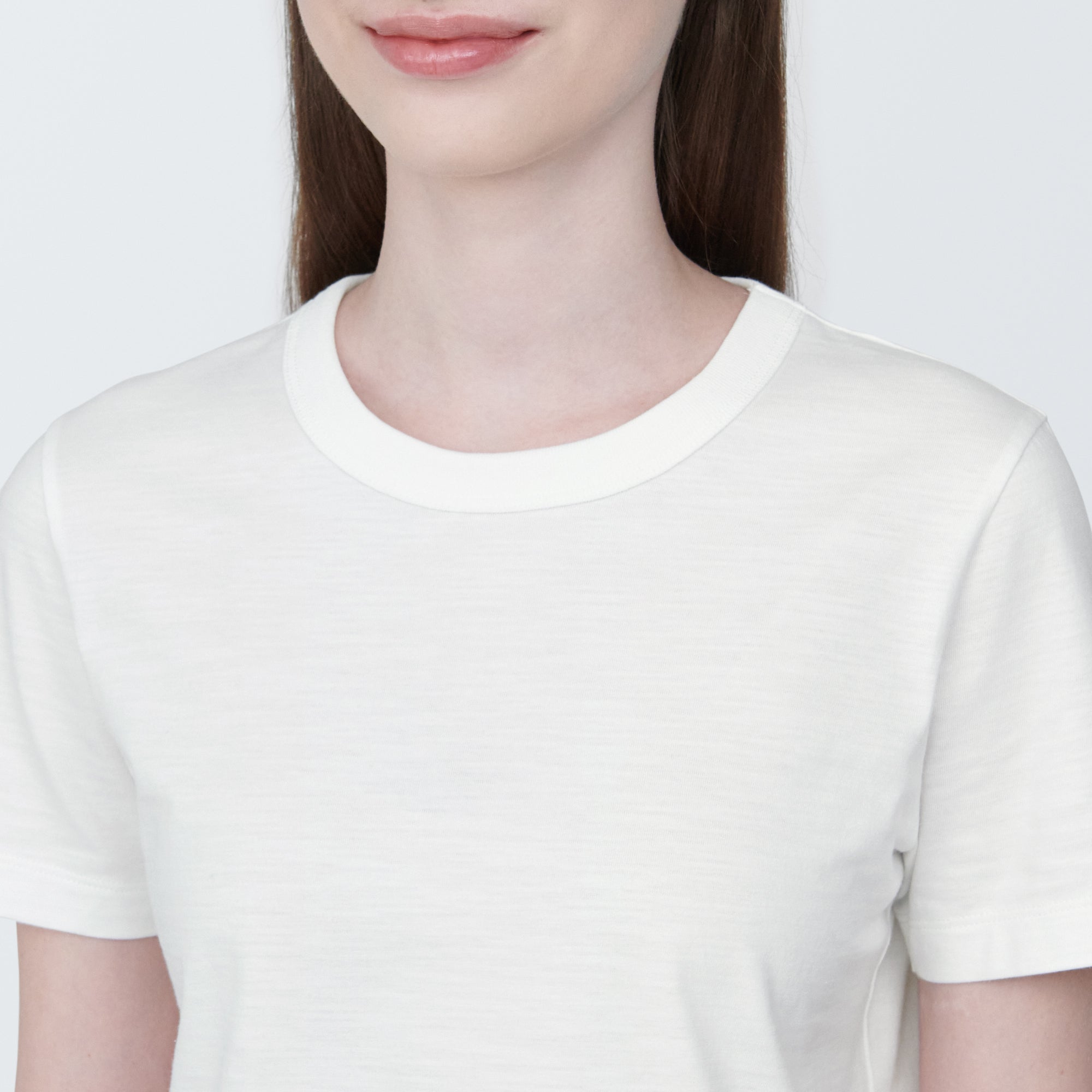 Women's Slub Yarn Crop T-Shirt