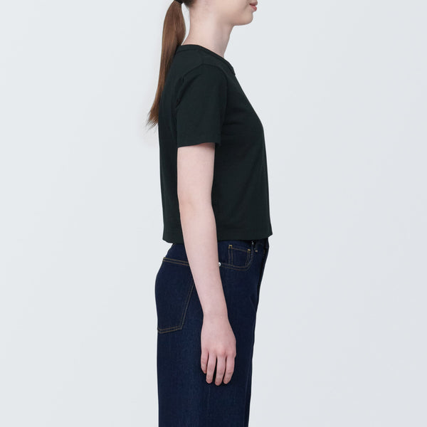 Women's Slub Yarn Crop T-Shirt