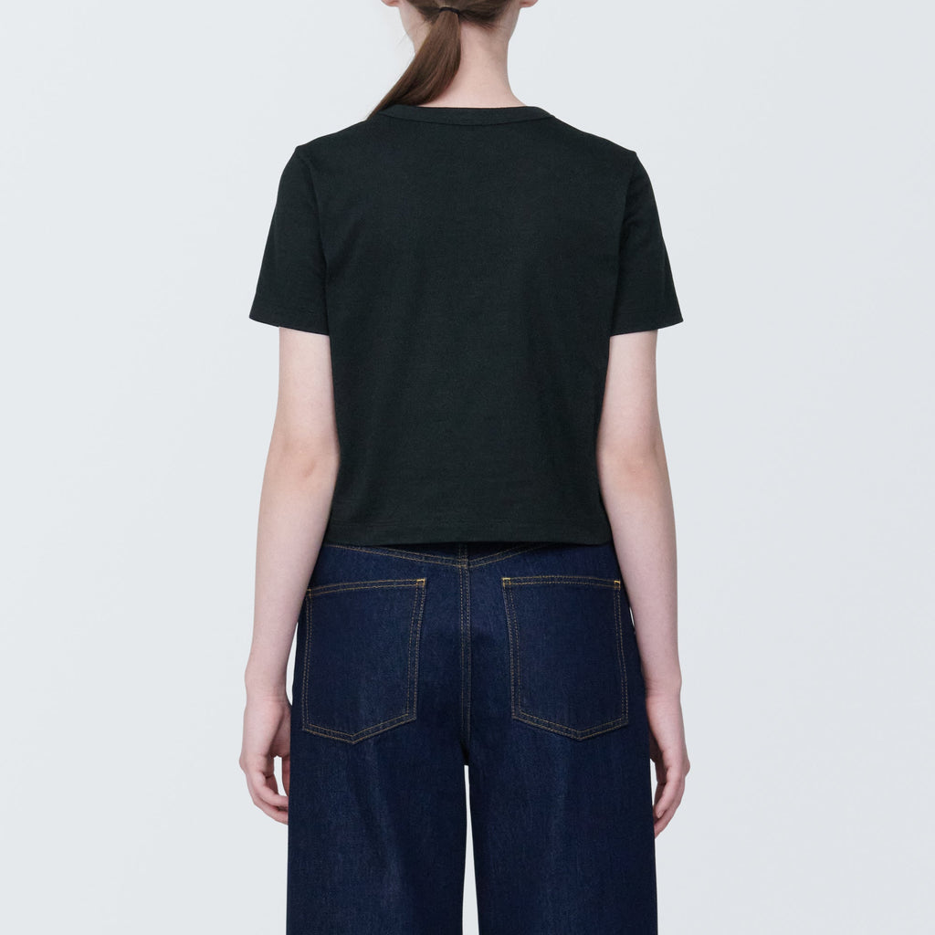 Women's Slub Yarn Crop T-Shirt