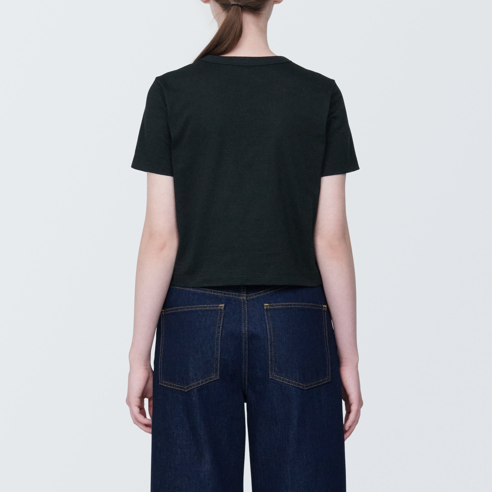 Women's Slub Yarn Crop T-Shirt