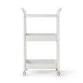 Steel Pipe Wheeled Rack Utility Cart - Light Gray