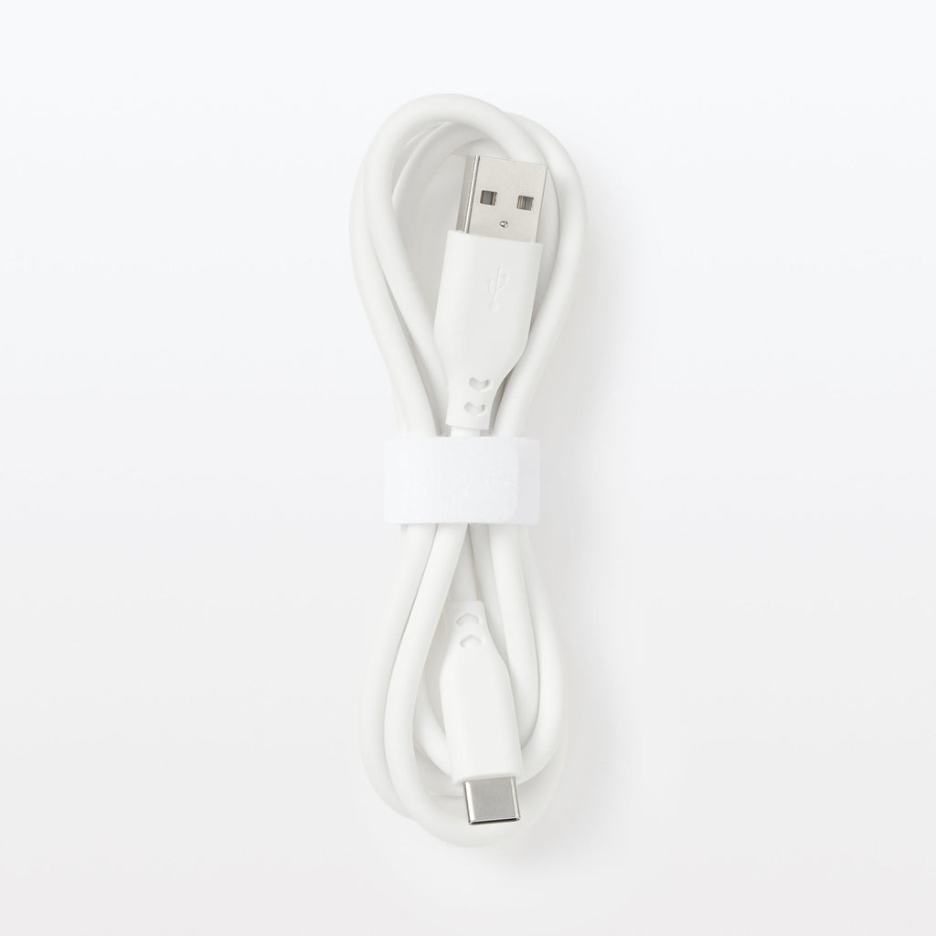 Soft and Tangle-free USB Cable - A to C - White