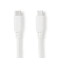 Soft and Tangle-free USB Cable - C to C - White