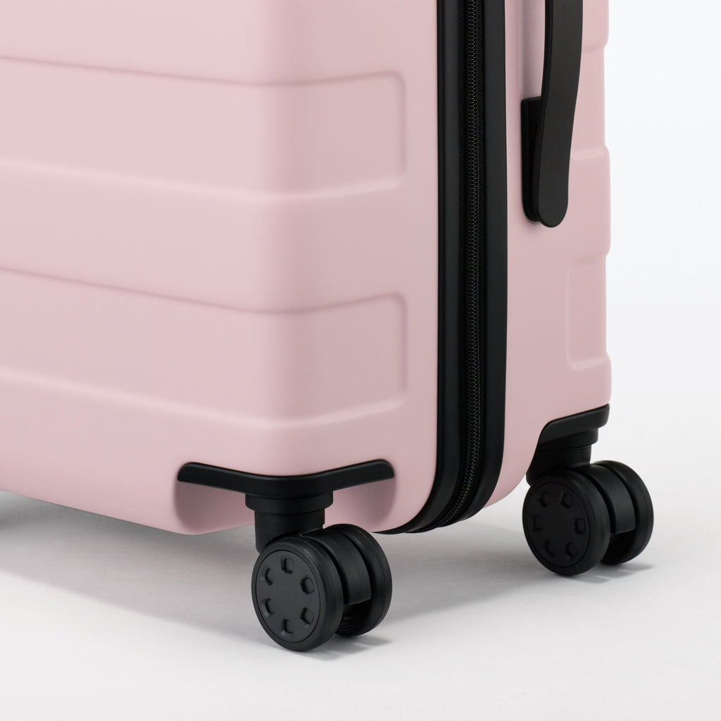 Adjustable Handle Hard Shell Suitcase 36L - Light Pink | Carry-On