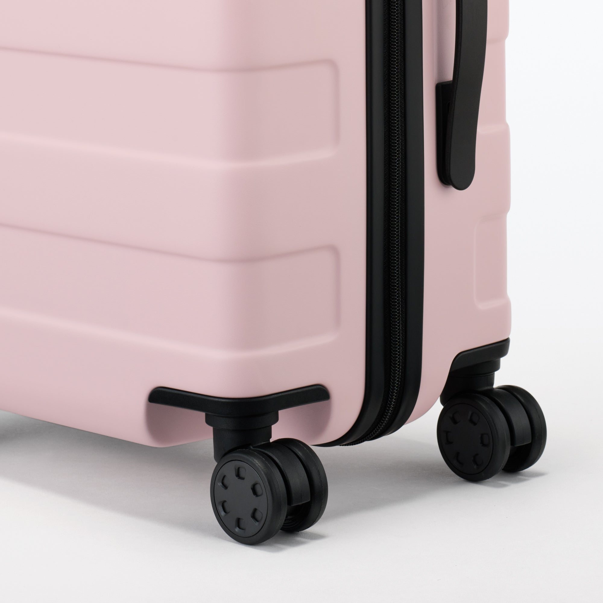 Adjustable Handle Hard Shell Suitcase 36L - Light Pink | Carry-On
