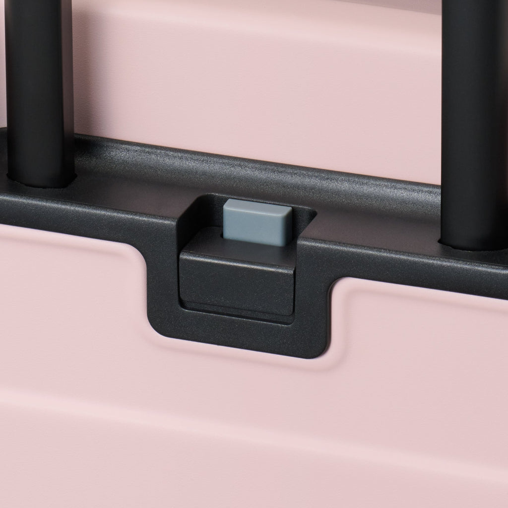 Adjustable Handle Hard Shell Suitcase 36L - Light Pink | Carry-On