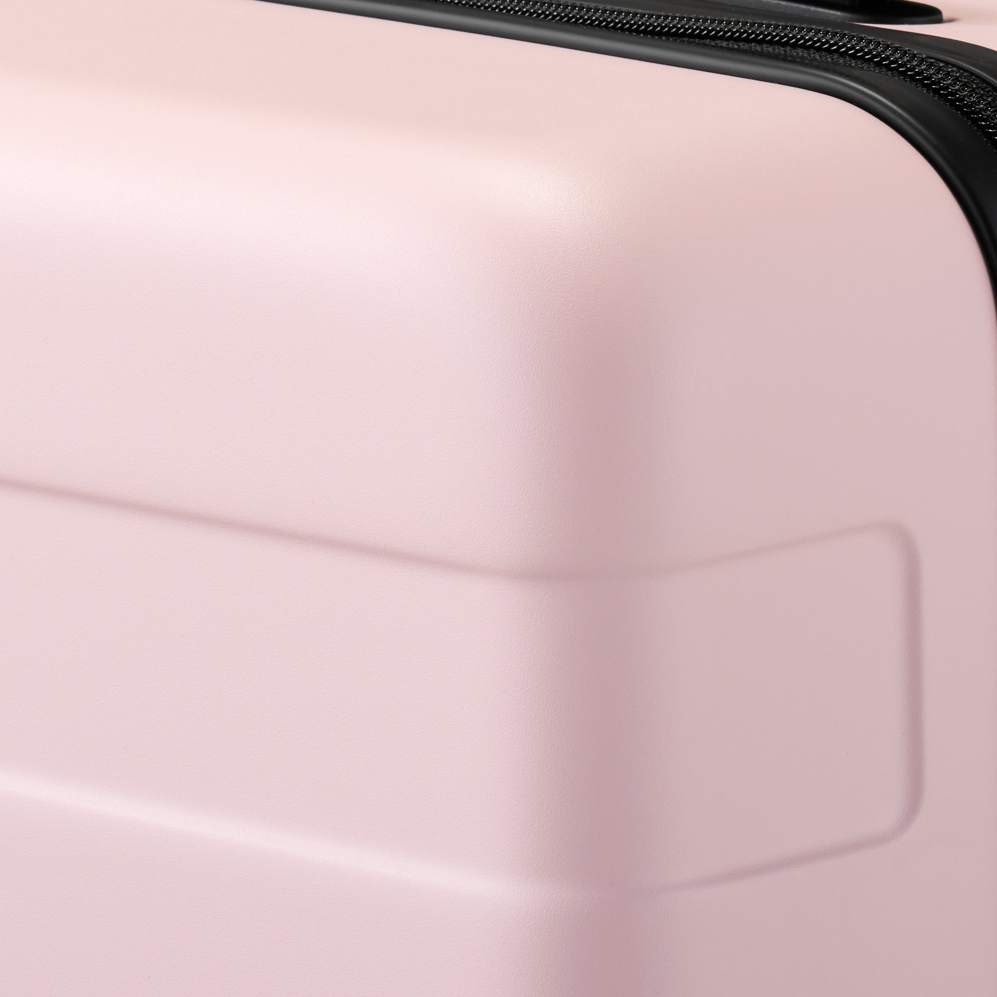 Adjustable Handle Hard Shell Suitcase 36L - Light Pink | Carry-On
