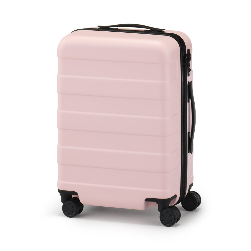 Adjustable Handle Hard Shell Suitcase 36L - Light Pink | Carry-On