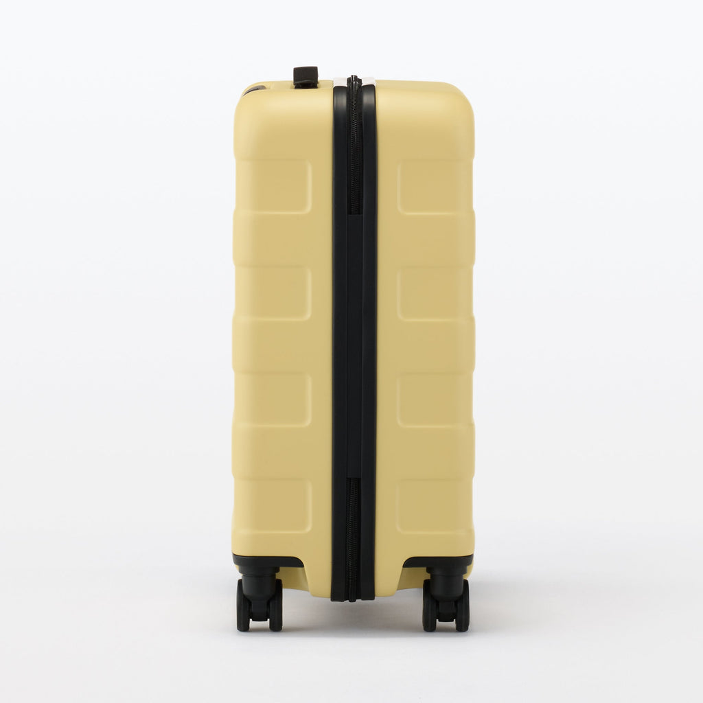 Adjustable Handle Hard Shell Suitcase 36L - Light Yellow | Carry-On