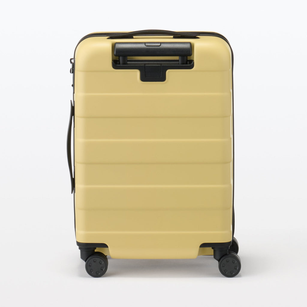 Adjustable Handle Hard Shell Suitcase 36L - Light Yellow | Carry-On