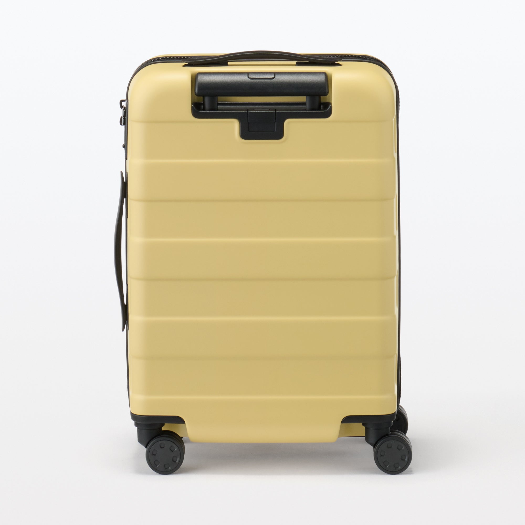 Adjustable Handle Hard Shell Suitcase 36L - Light Yellow | Carry-On