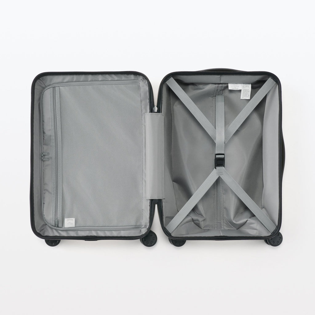 Adjustable Handle Hard Shell Suitcase 36L - Light Yellow | Carry-On