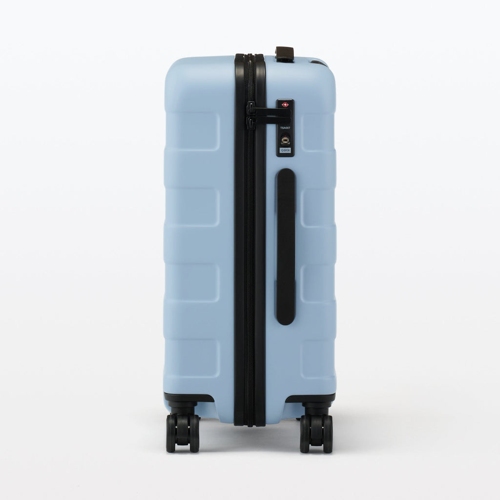 Adjustable Handle Hard Shell Suitcase 36L - Light Blue | Carry-On