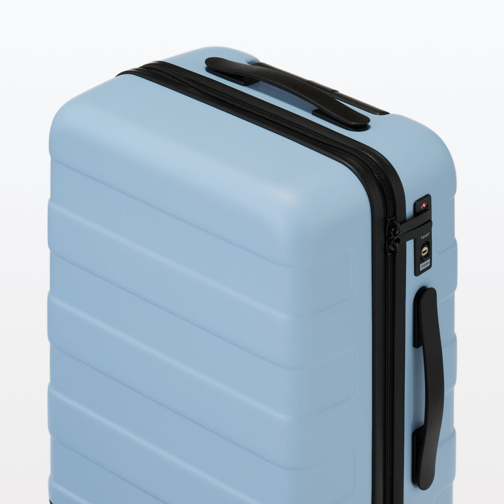 Adjustable Handle Hard Shell Suitcase 36L - Light Blue | Carry-On