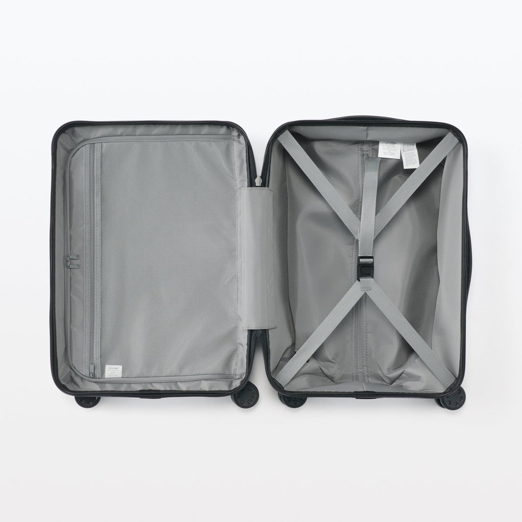 Adjustable Handle Hard Shell Suitcase 36L - Light Blue | Carry-On