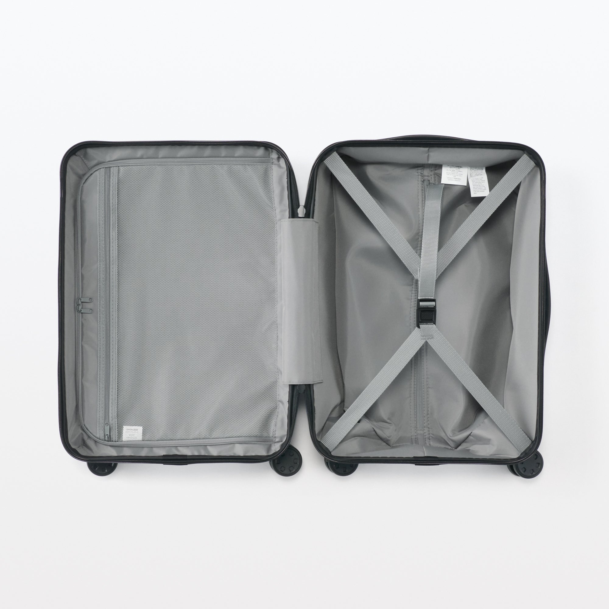 Adjustable Handle Hard Shell Suitcase 36L - Light Blue | Carry-On