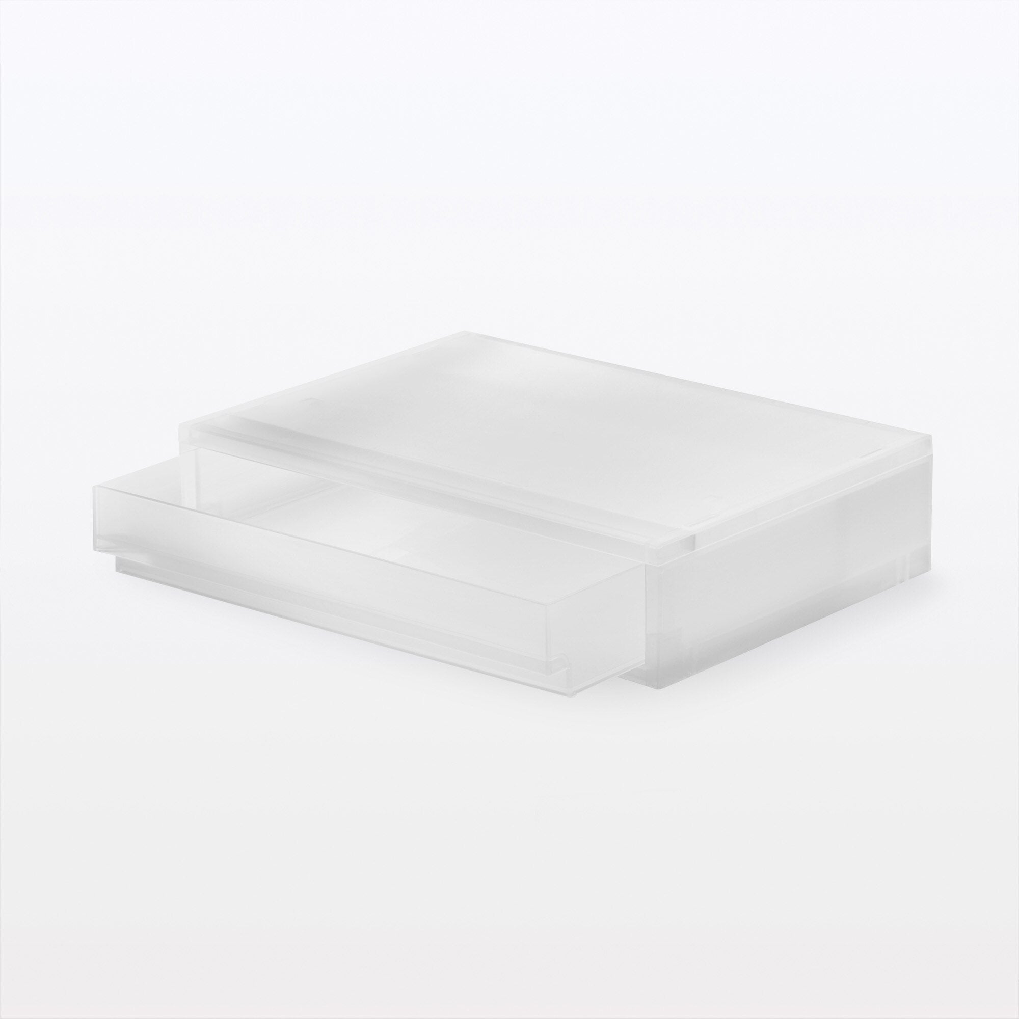 Polypropylene Storage Wide Case Extra Shallow (W14.6 x D10.2 x H3.5)