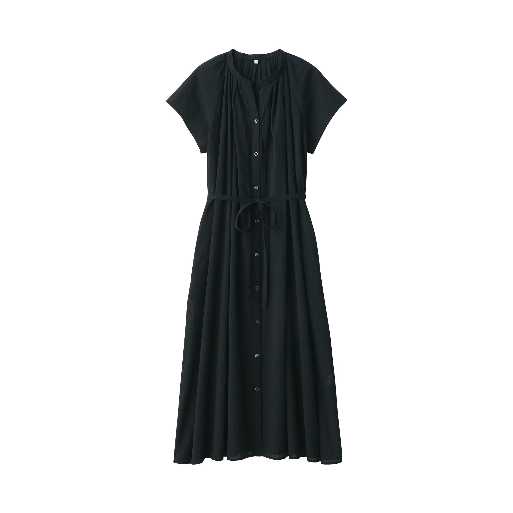 Women's High-Twist Veil French Sleeve Dress