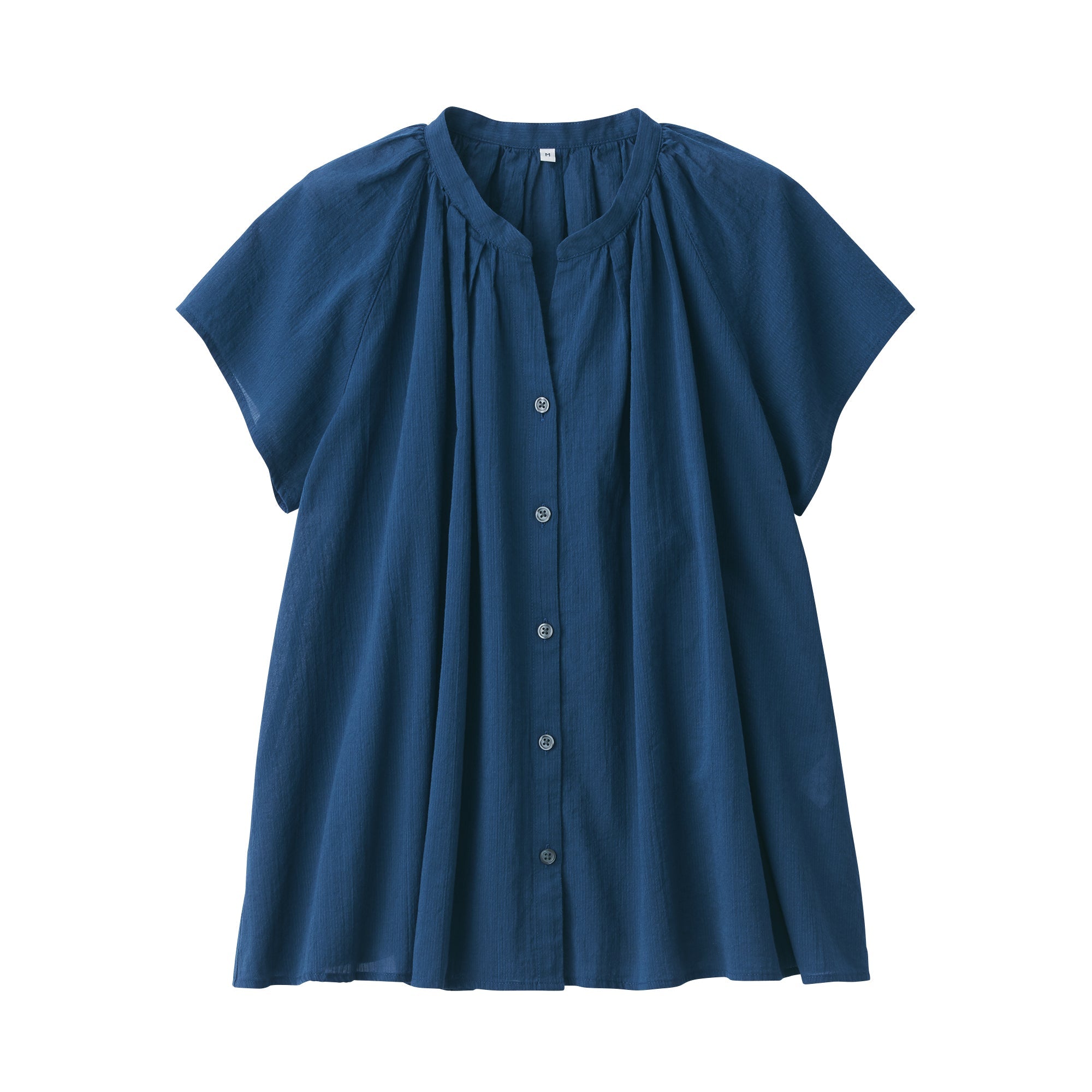 Women's High-Twist Veil French Sleeve Blouse