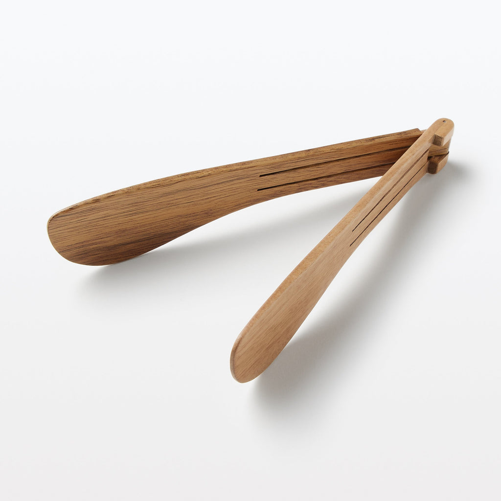 Acacia Foldable Tongs Large