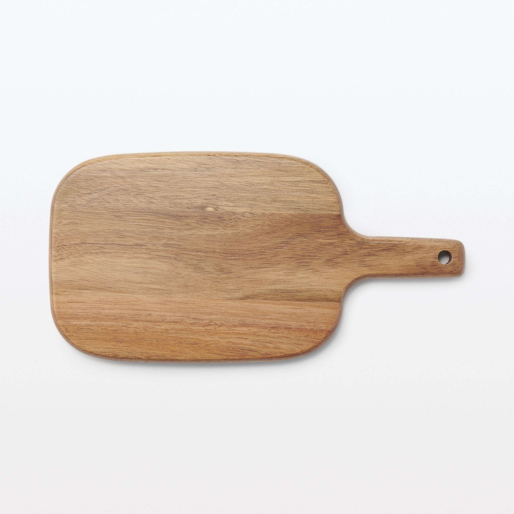 Acacia Double-Sided Cutting Board with Handle - Small