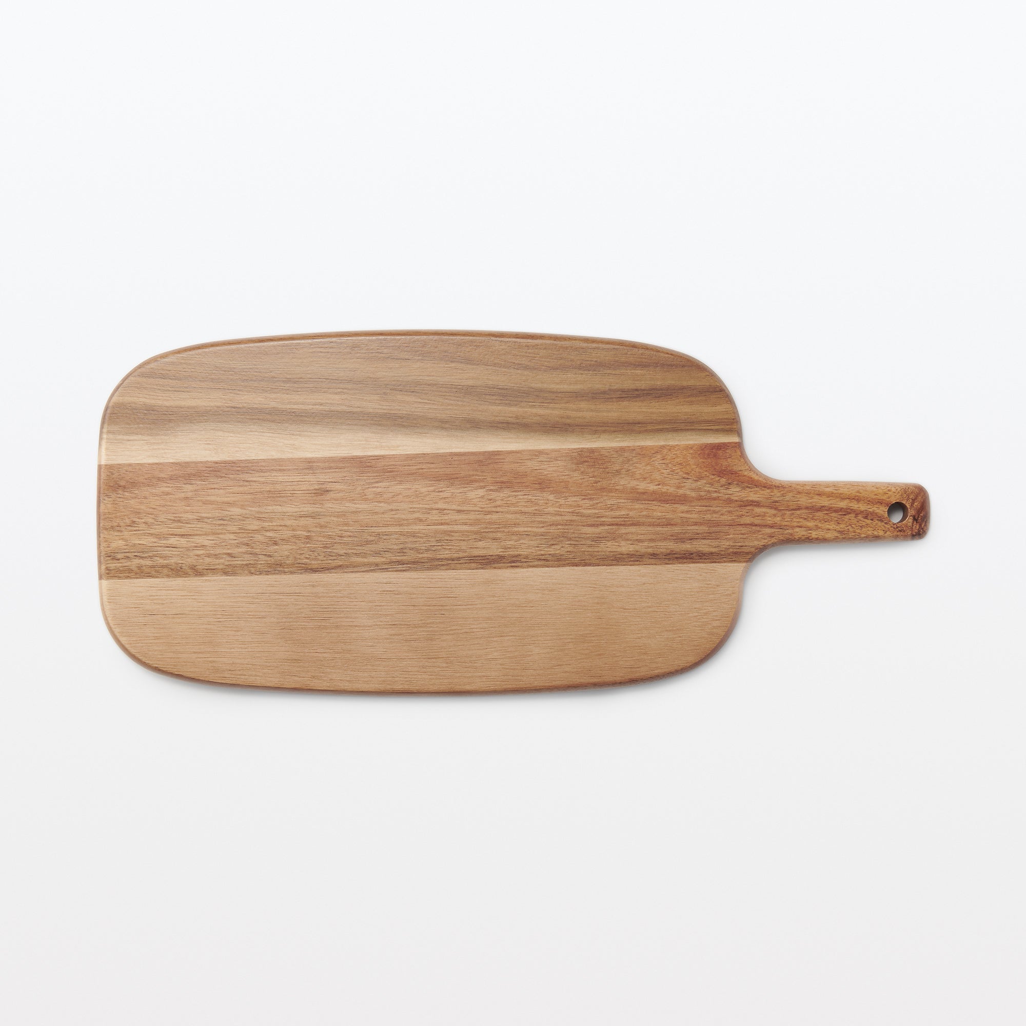 Acacia Double-Sided Cutting Board with Handle - Large