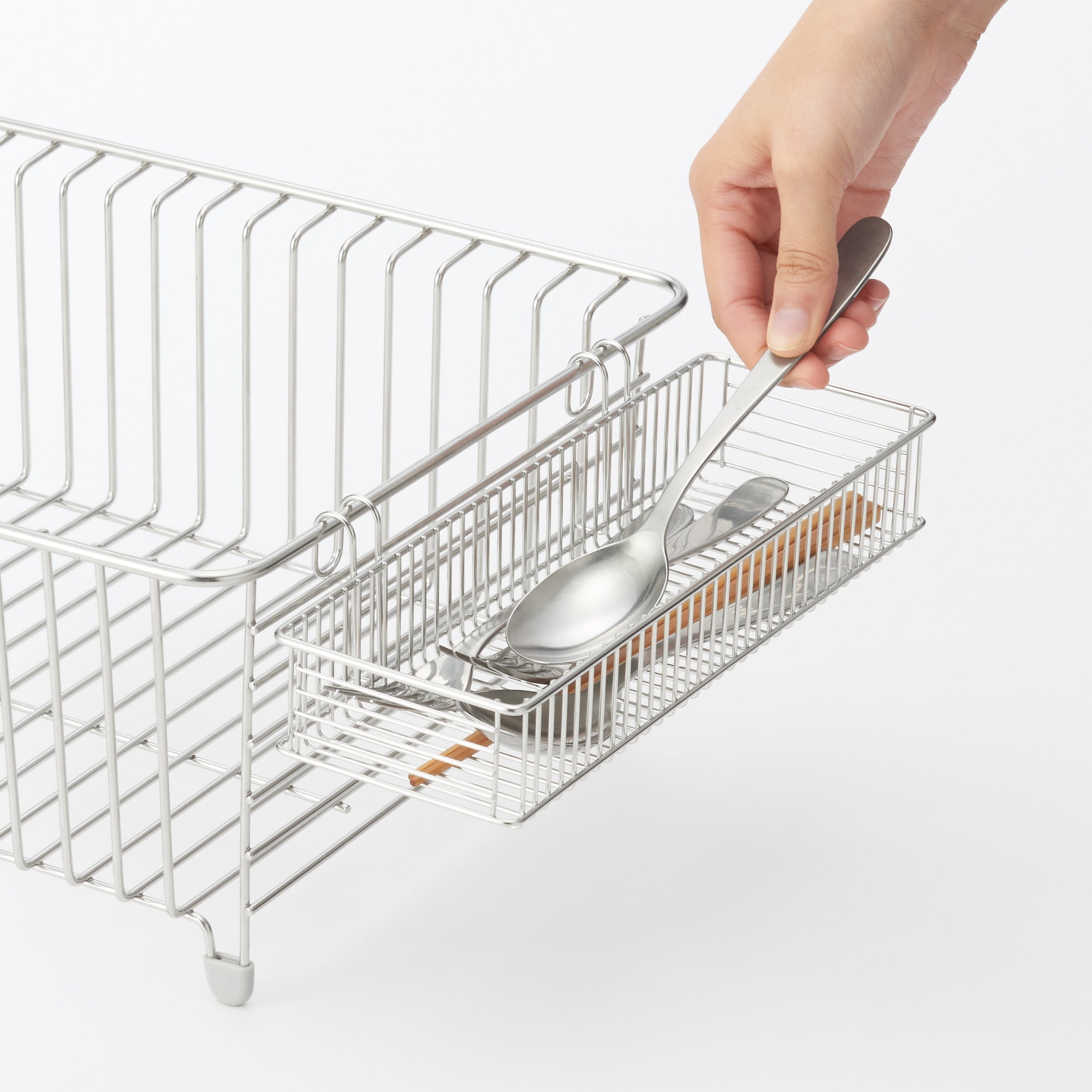 Stainless Steel Wire Tray for Dish Drainer W9.8 x D3.9 x H2.4