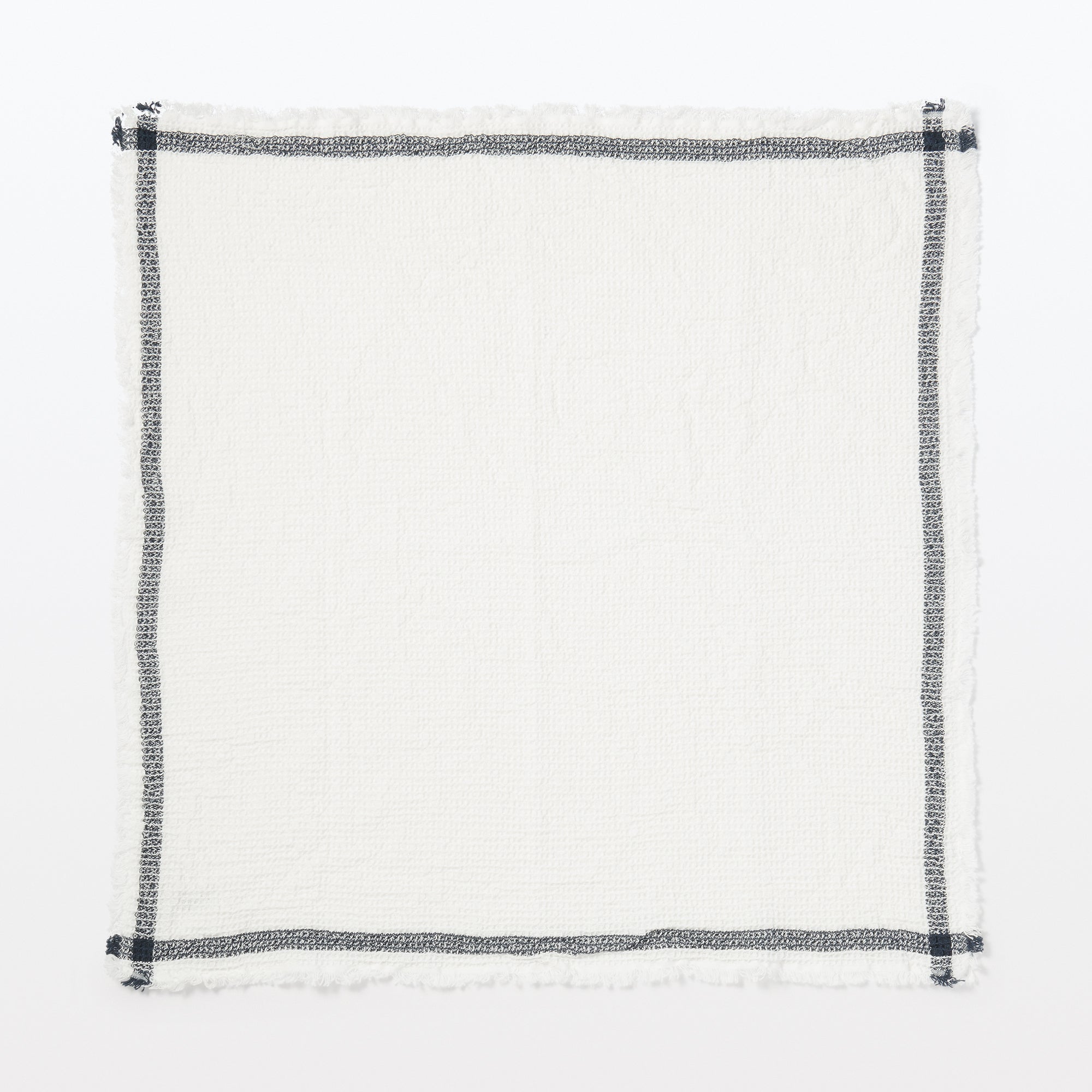 Indian Cotton Waffle Weave Multipurpose Cloth - Navy