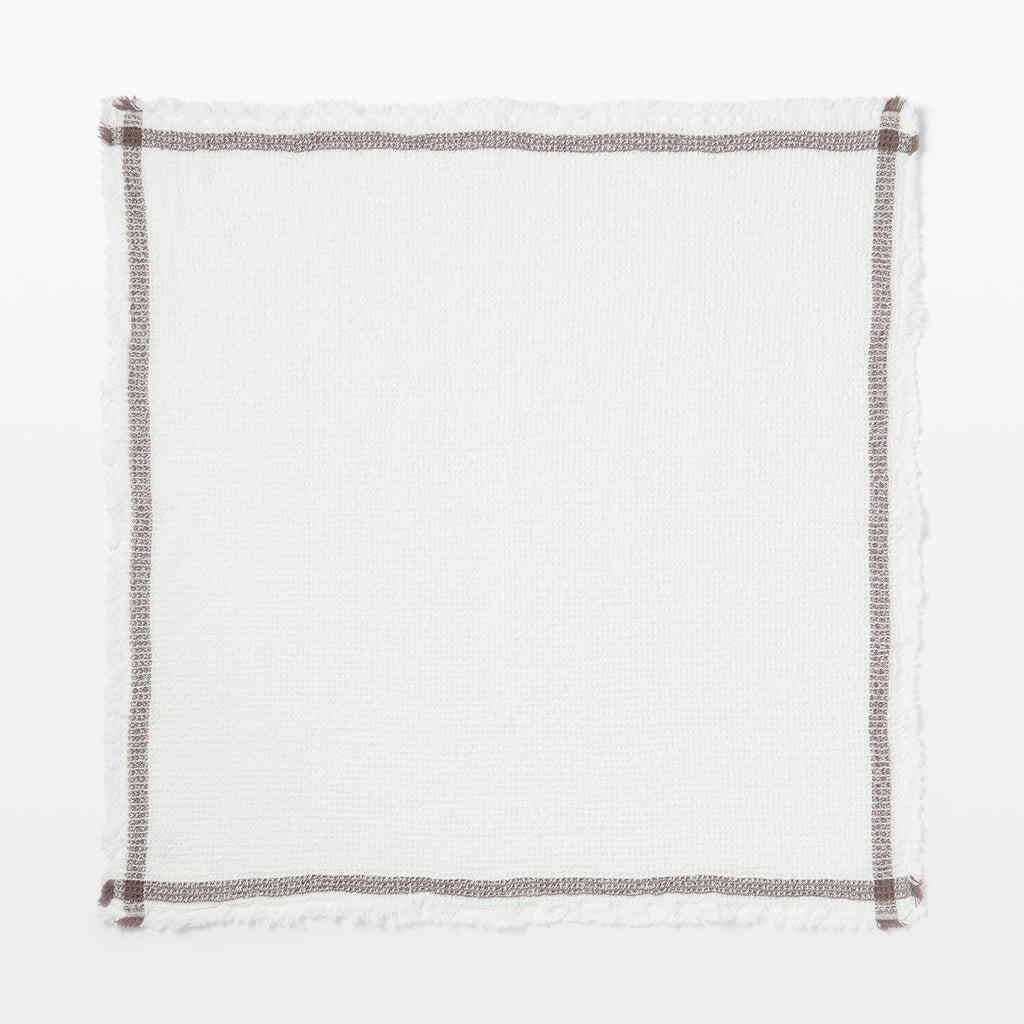 Indian Cotton Waffle Weave Multipurpose Cloth - Brown