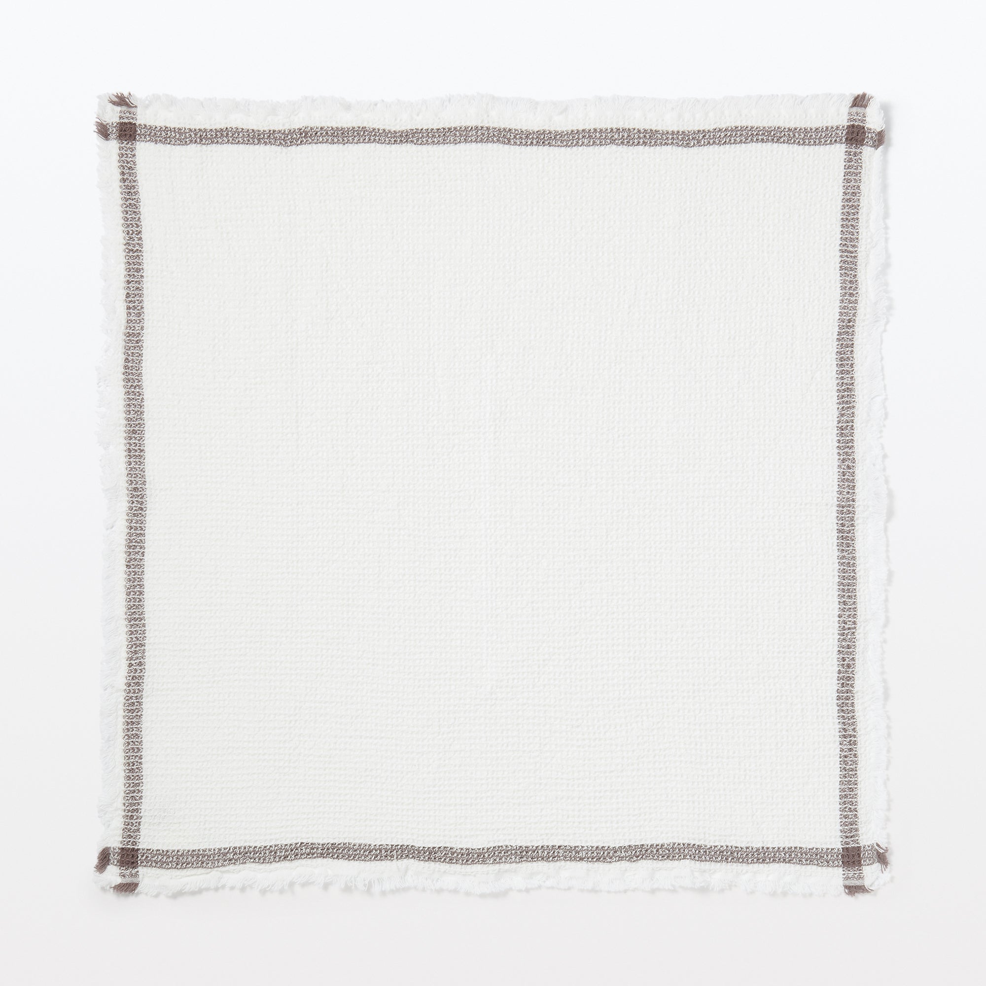 Indian Cotton Waffle Weave Multipurpose Cloth - Brown
